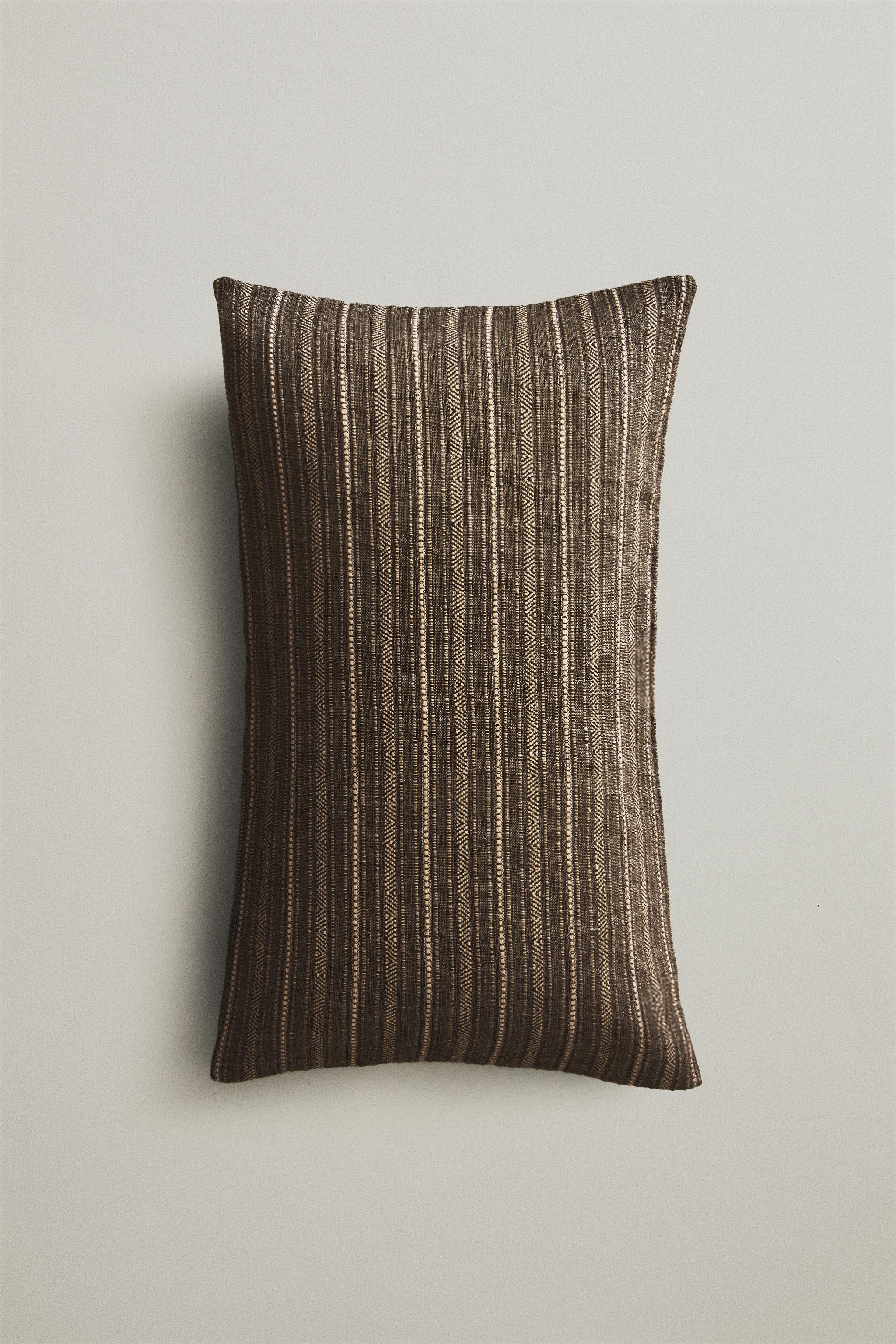 HOUSSE DE COUSSIN RAYURES